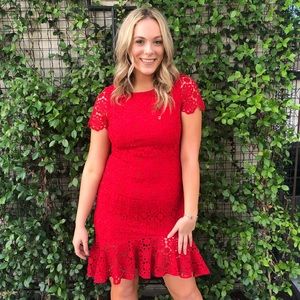 Eliza J Red Formal Dress